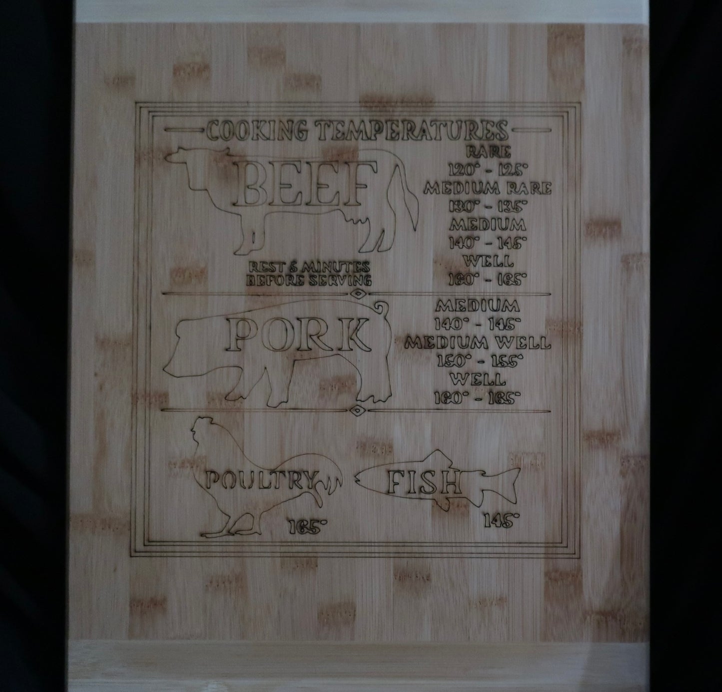 Decorative cutting board (12x17)